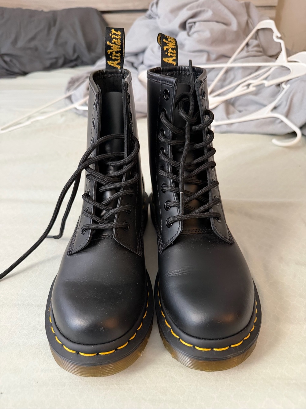 Dr. Martens Black Leather Boots
